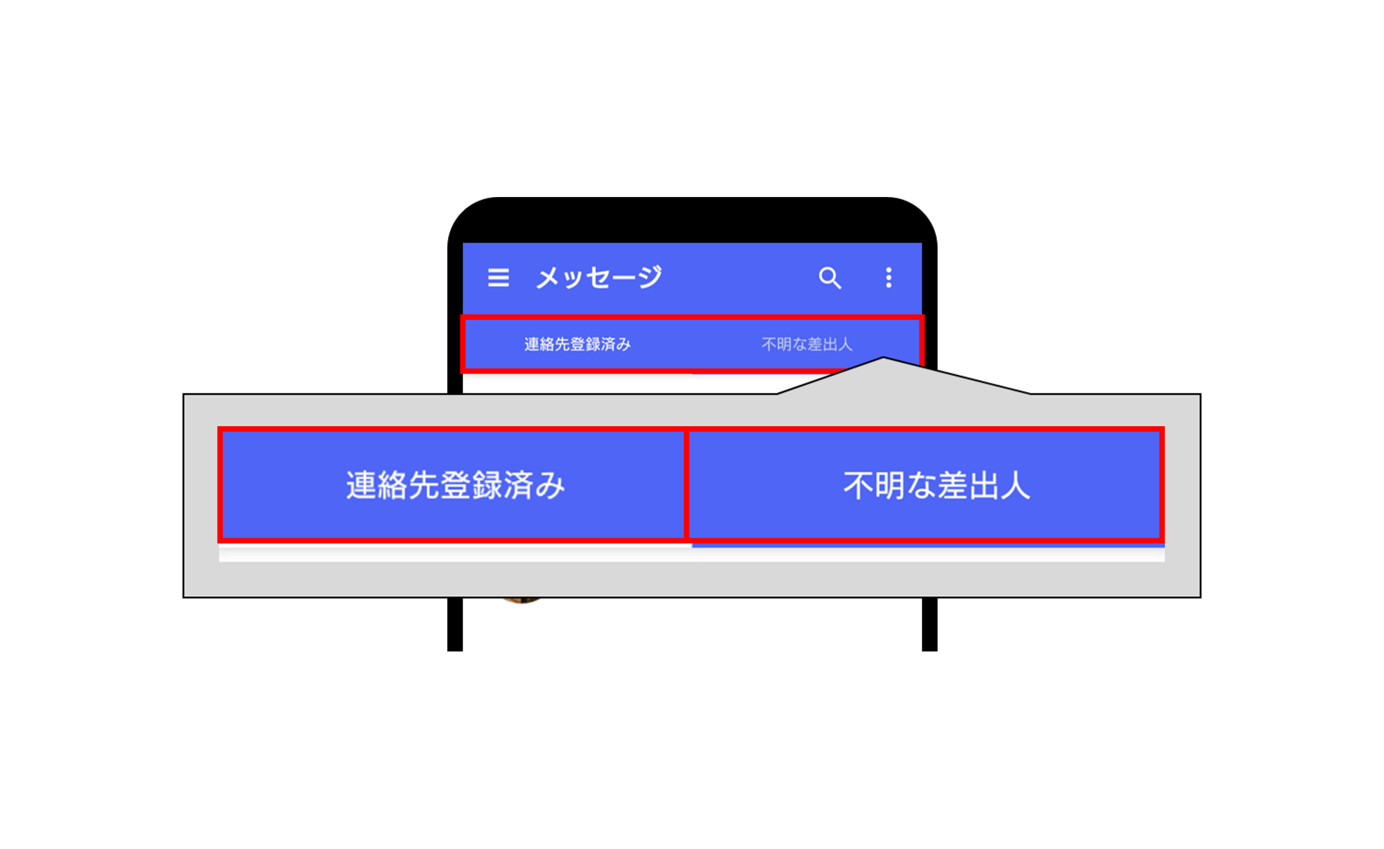 連絡先登録済みのイメージ画像